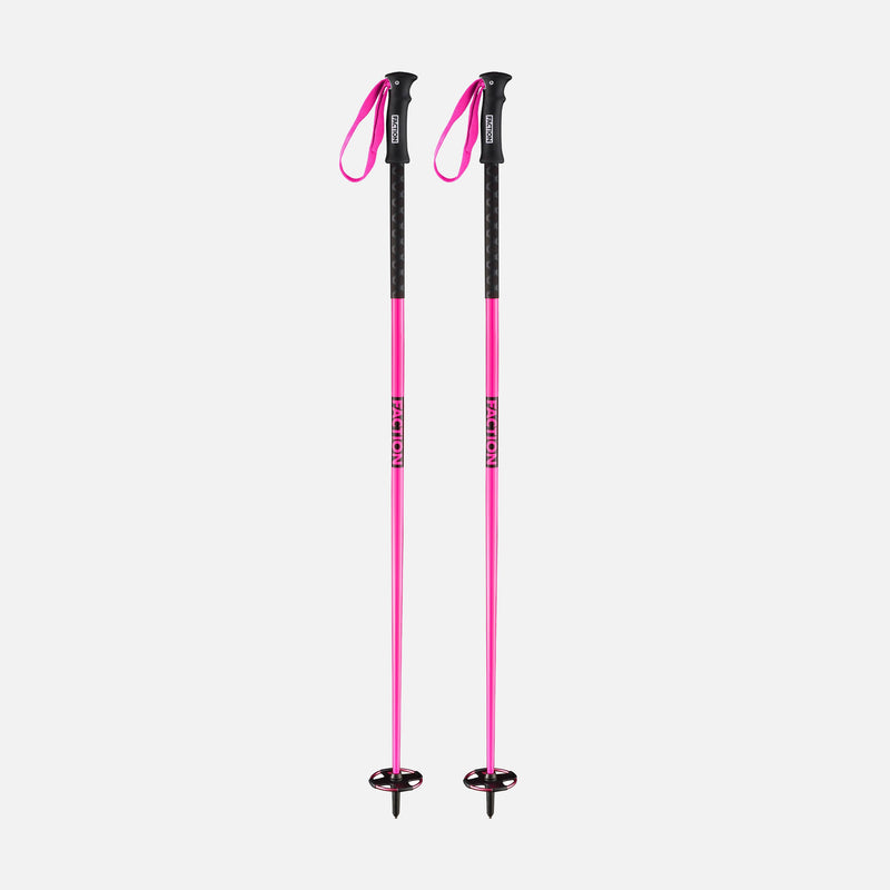 Pink Faction Skis Faction poles