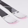 Faction skis kid twin tip black ski with pirate design 