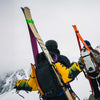 People touring with the Faction Agent 3 and 4 freetouring skis