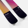 Yellow and purple freestyle park and pipe Faction Studio 0 ski close up 2026