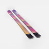 Yellow and purple freestyle park and pipe Faction Studio 0 ski close up 2026