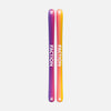 Yellow and purple all-mountain freeride Faction Studio 2 ski base 2026