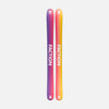 Yellow and purple powder freeride Faction Studio 4 ski base 2026