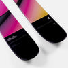 Yellow and purple powder freeride Faction Studio 4 ski close up 2026