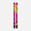 Yellow and purple powder freeride Faction Studio 4 ski topsheet 2026